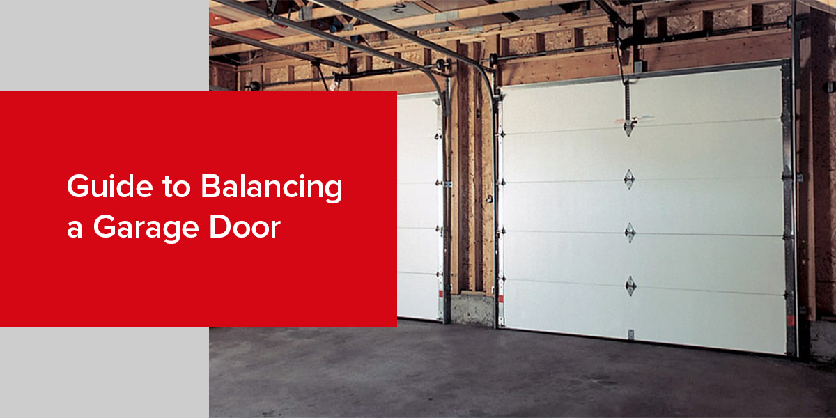 Guide to Balancing a Garage Door